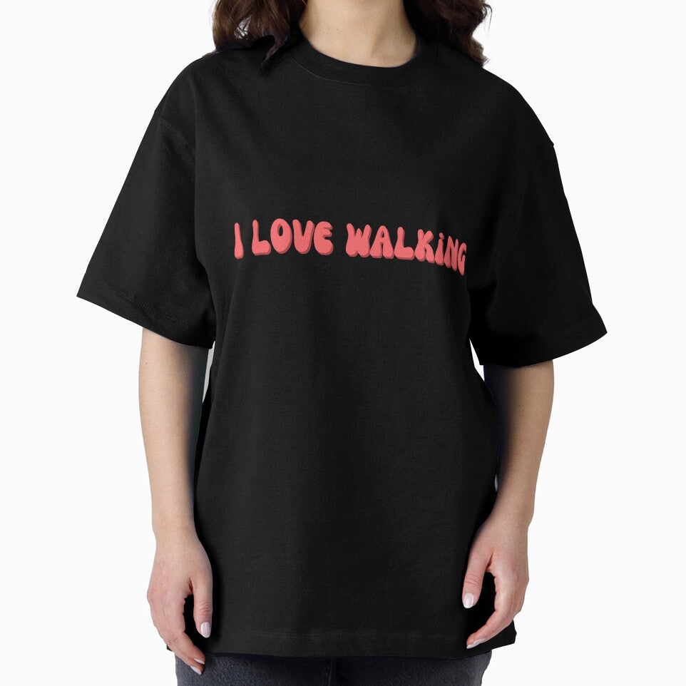 I Love Walking In Peachy Red by Pink Ribbon