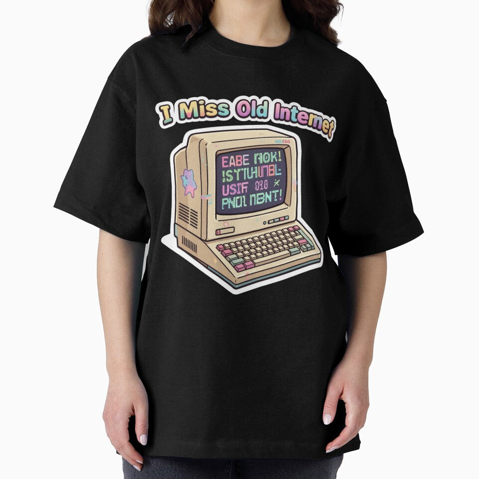 I Miss the Old Internet – Retro Tech by  Bold Border Studio.
