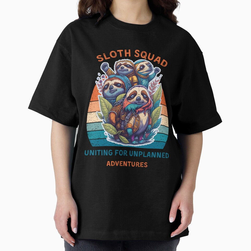 Sloth Squad Uniting for Unplanned Adventures by Heart Stamp