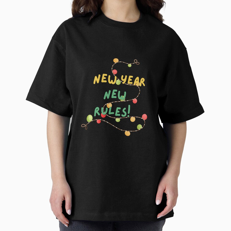 New Year New Rules- Festive String Lights Quote by SC-Shop-