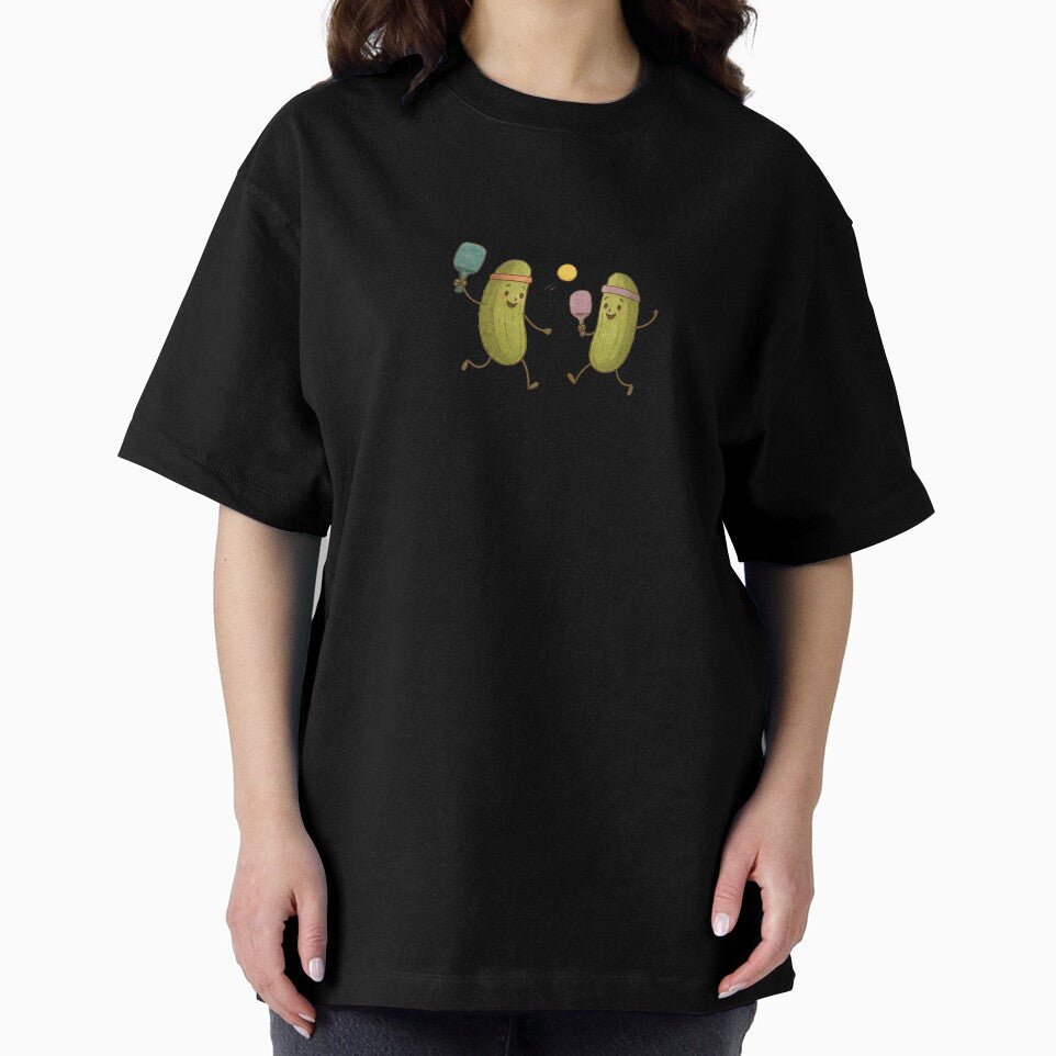 Vintage Pickles Playing Pickleball by Flip Your Pancake