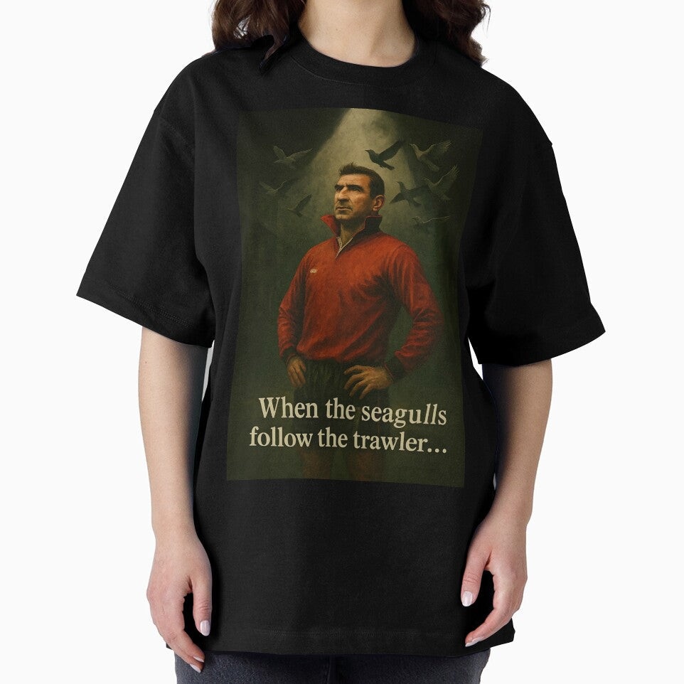 Cantona – The King's Stance | Surreal Football Art Print by WhisperFrame
