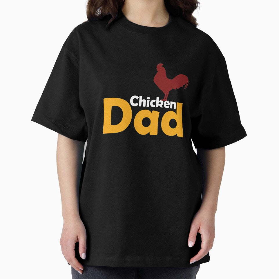 Funny Chicken Themed Gift Chicken Dad Shirt by drwigglebutts