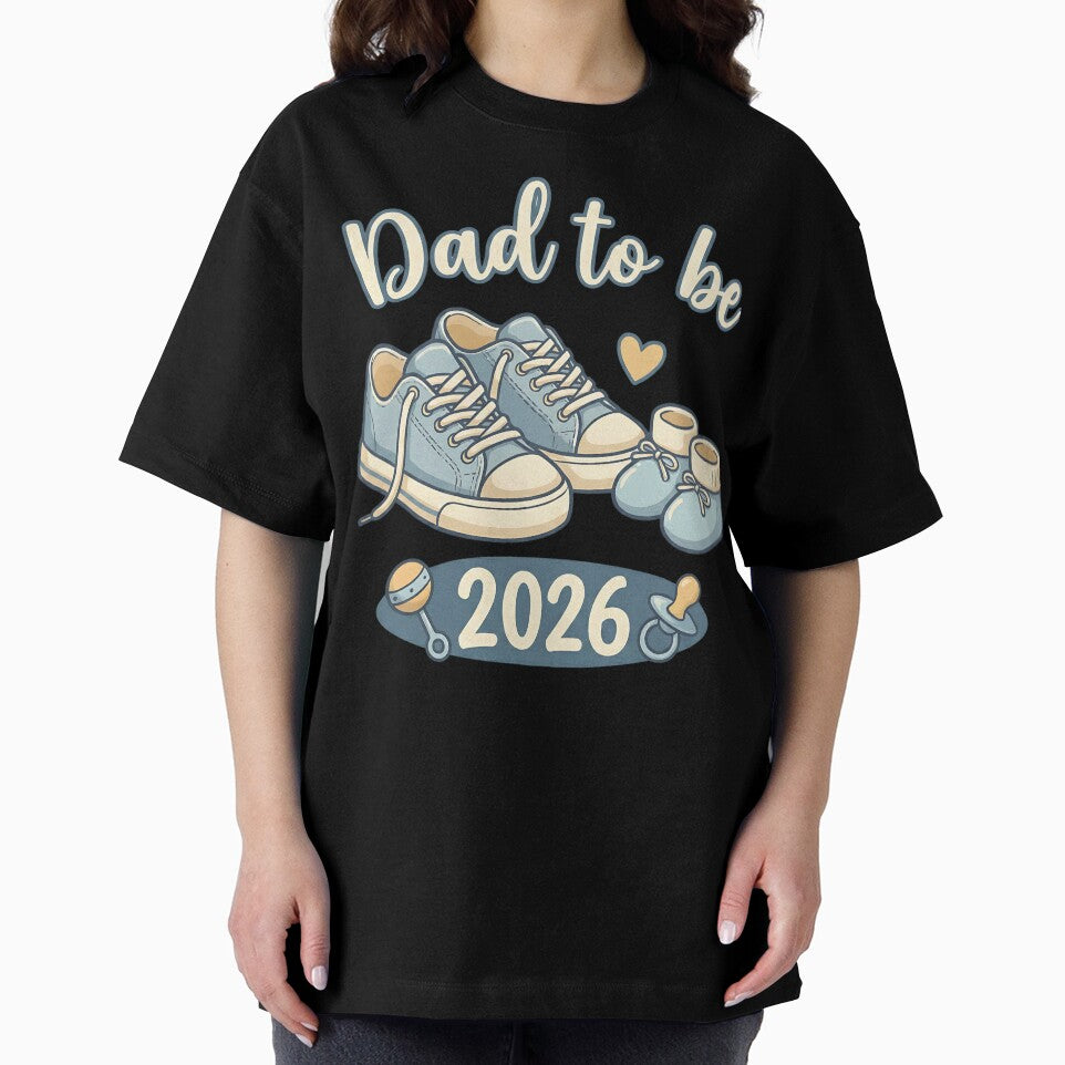 Dad to Be 2026 T-Shirt – New Father Pregnancy Announcement by LunaticDream