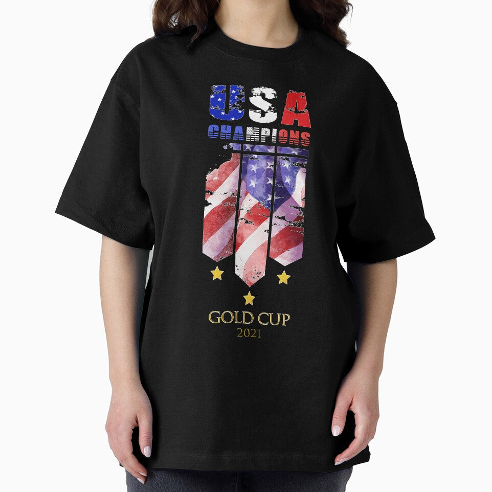 USA Champions Gold Cup 2021 shirt, for men Nations League Champions t-shirt by CoolDesign-AS