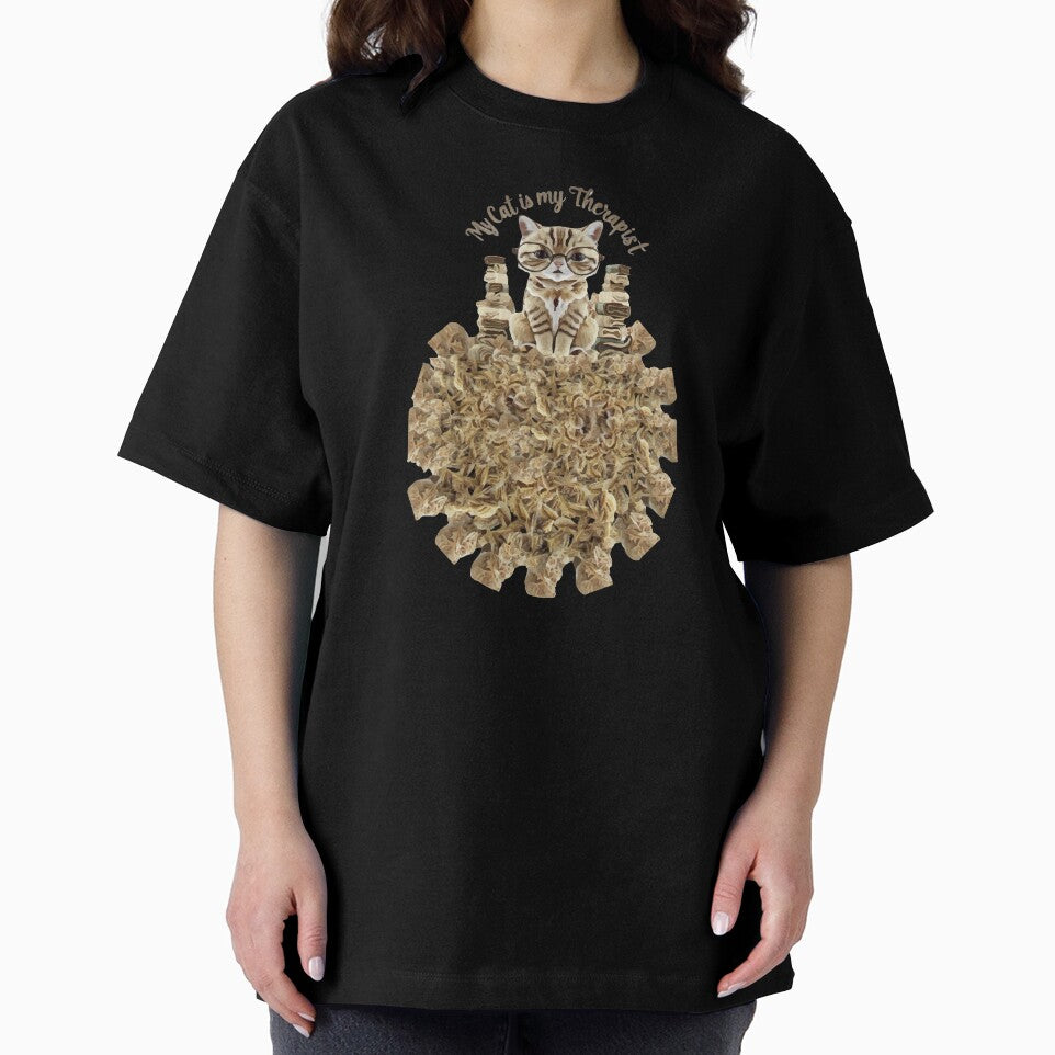 My Cat is My Therapist with Brown Barite by ArtDesignTp