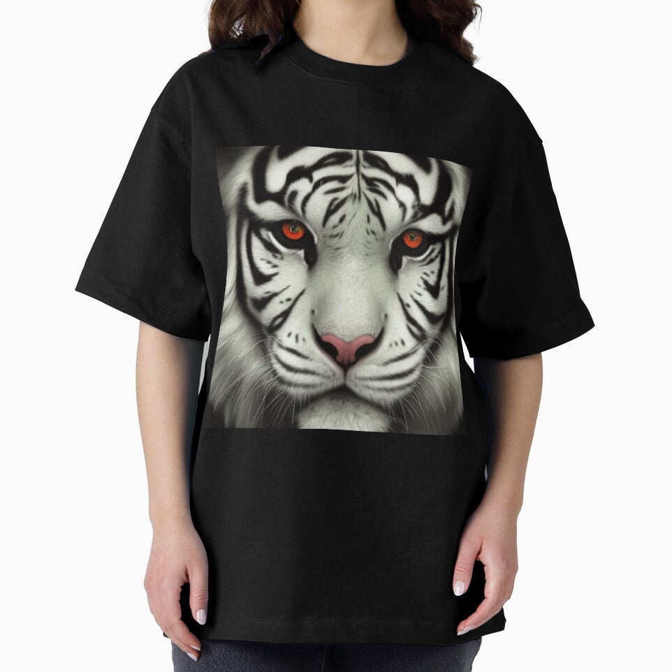 Into the Eyes of a Majestic White Tiger by artmangos