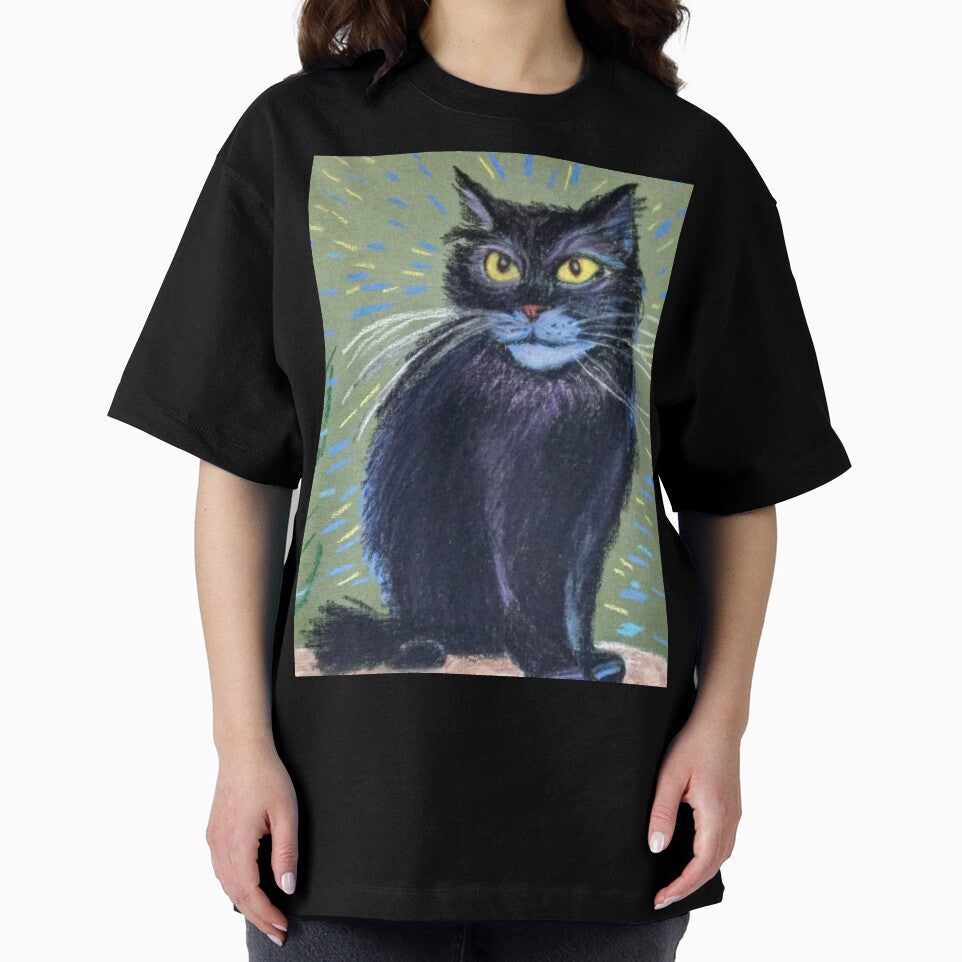 Black Cat. His name is Bayun. The personage from fairytales.The fairytales of this cat are healing. by MariaSibireva