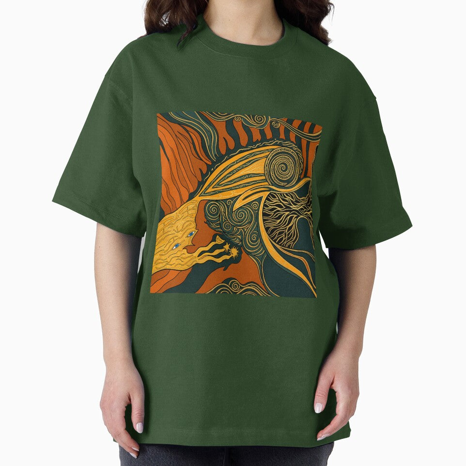 Esoteric Cosmic Goddess and Sacred Tree by SOULFRAME Studio