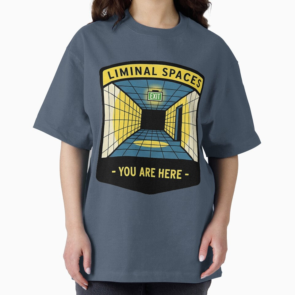 Liminal Spaces You Are Here Exit Sign Surreal by k3rstman1