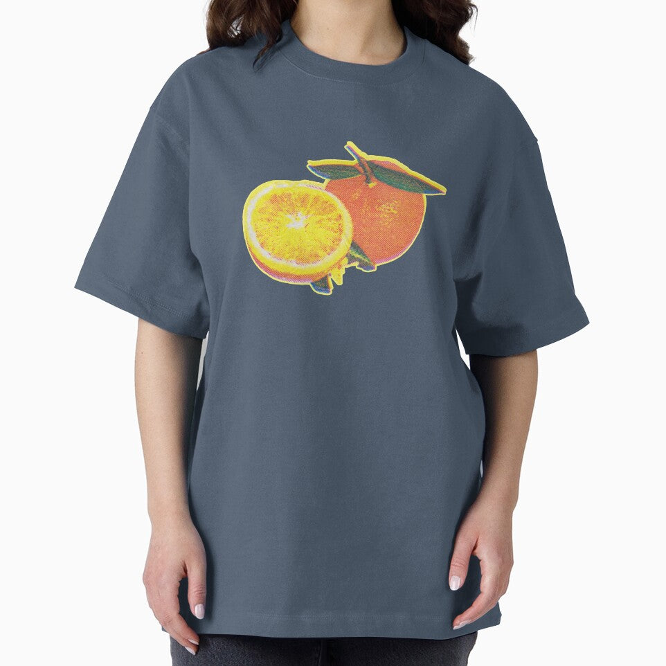 Mandarine Halftone Print by Fatima Desantos