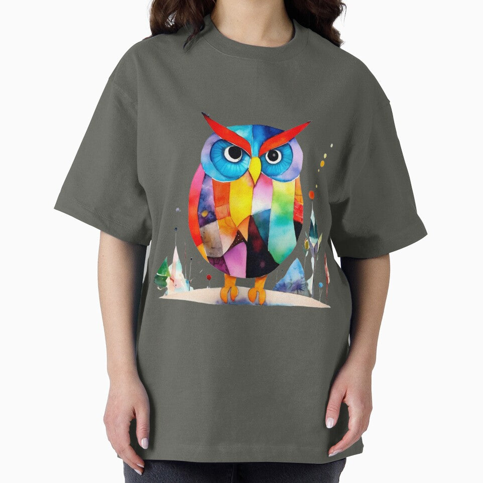 Colorful Bright Owl #1 by kuralesya