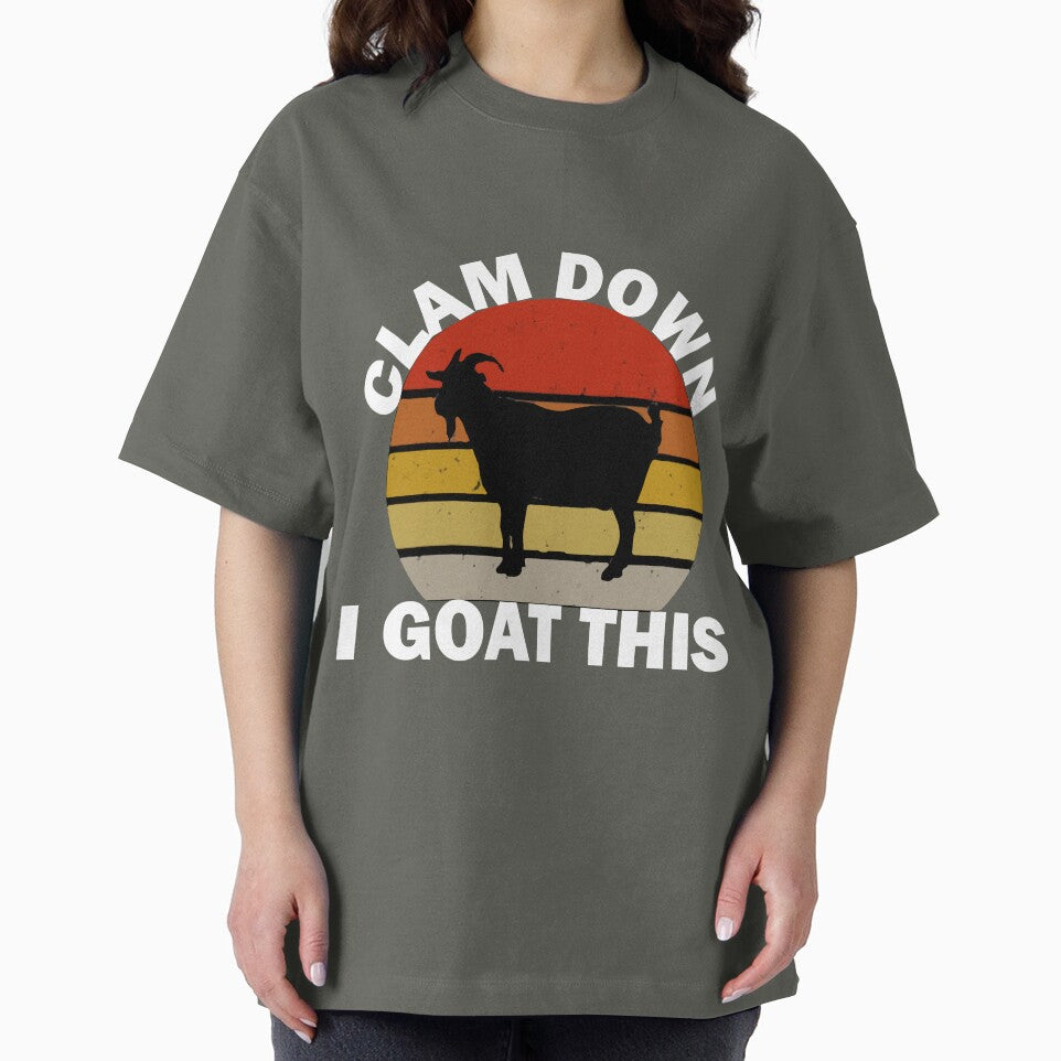 Calm Down I Goat This Funny Goat T-Shirt by PDAG