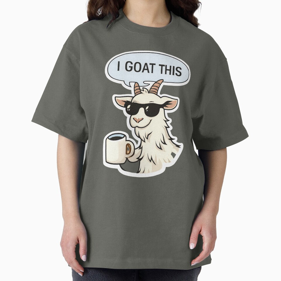 Confident Goat Meme – Goat Lover Humor Design 1 by My Cool Store