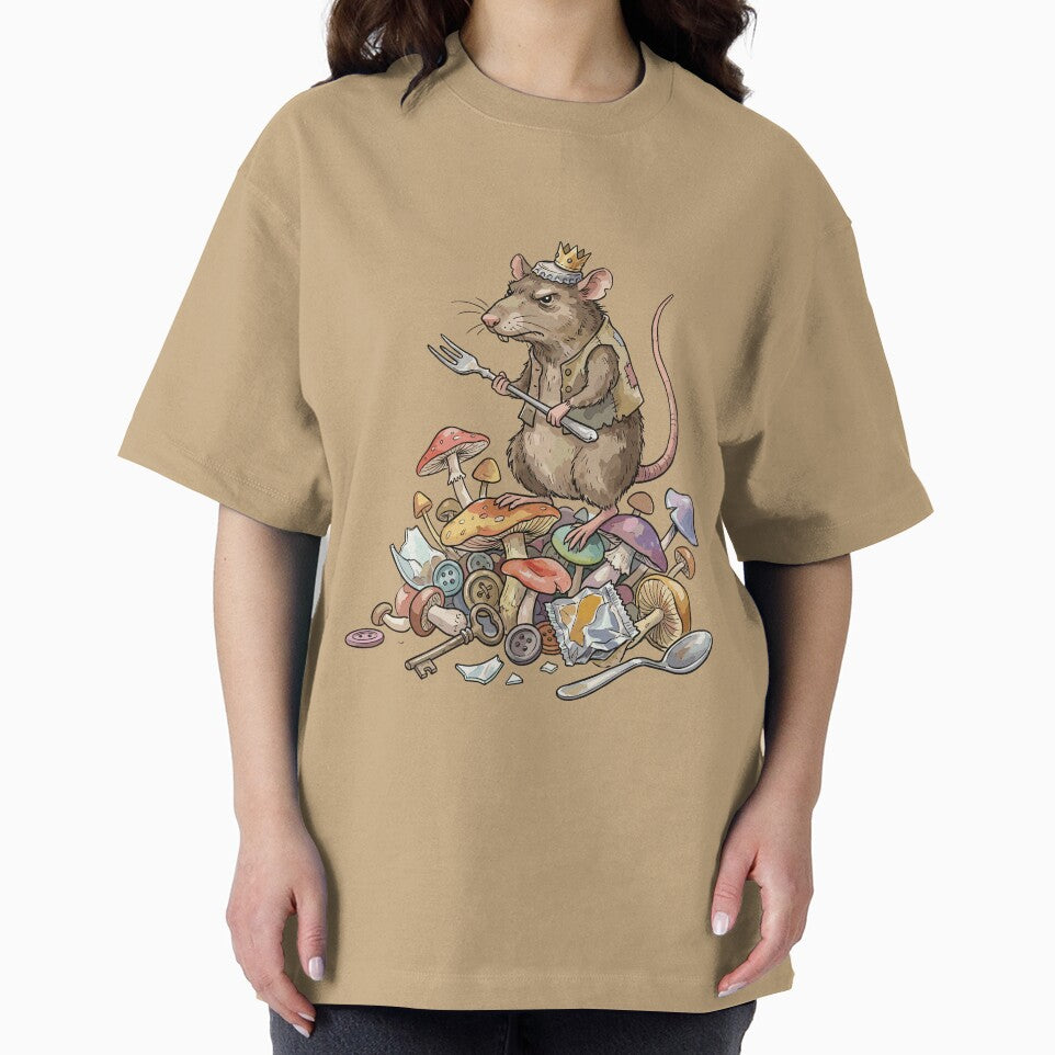 Goblincore Aesthetic: Mushroom Hoarder Rat by bapupa