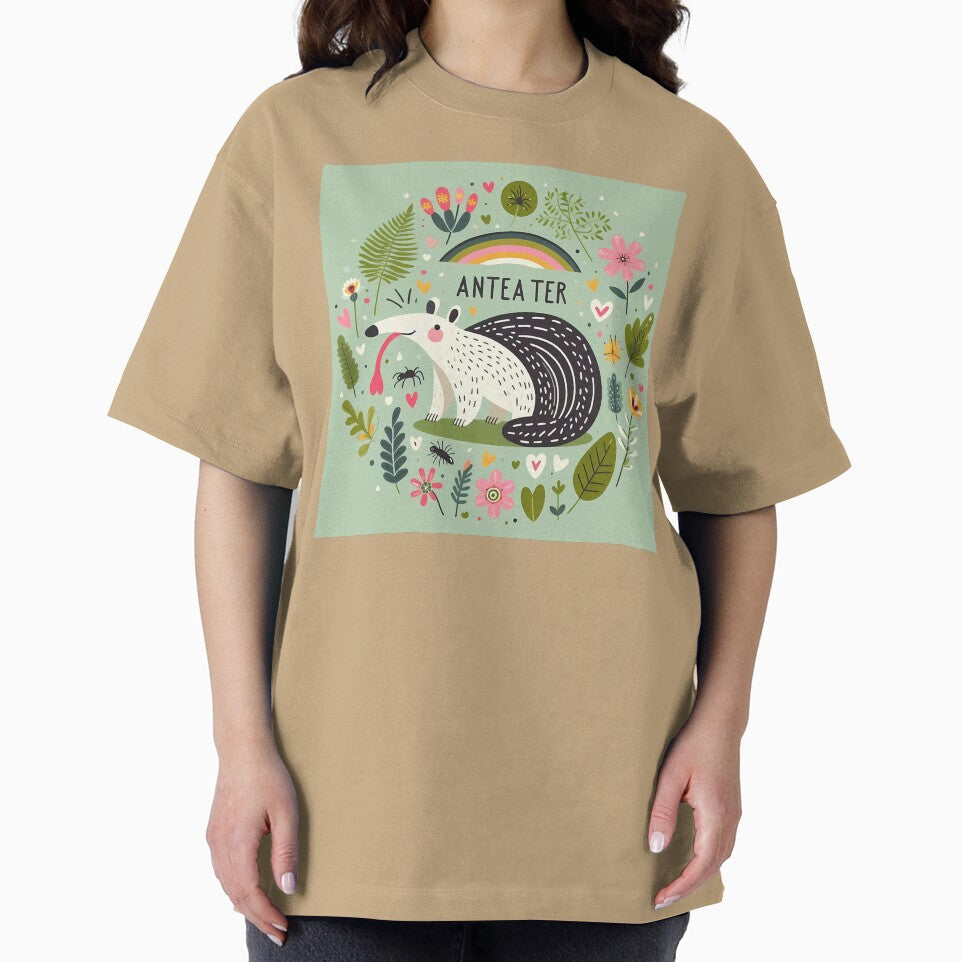 Anteater - Hope for Wildlife Scandinavian Folk Art by heidiannemorris © by FOLK ART FUSION