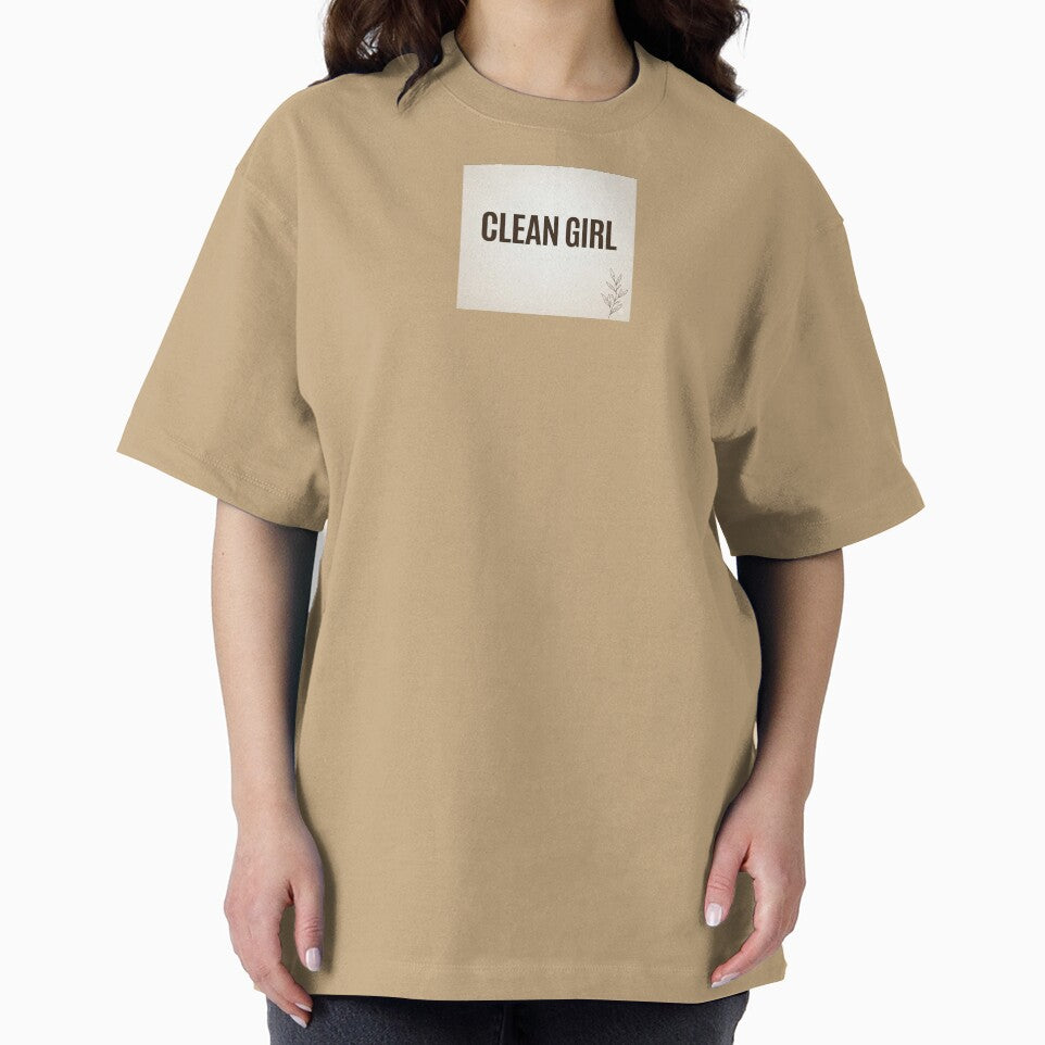 Clean Girl - viral aesthetic T-shirt by WaveDesignsNG