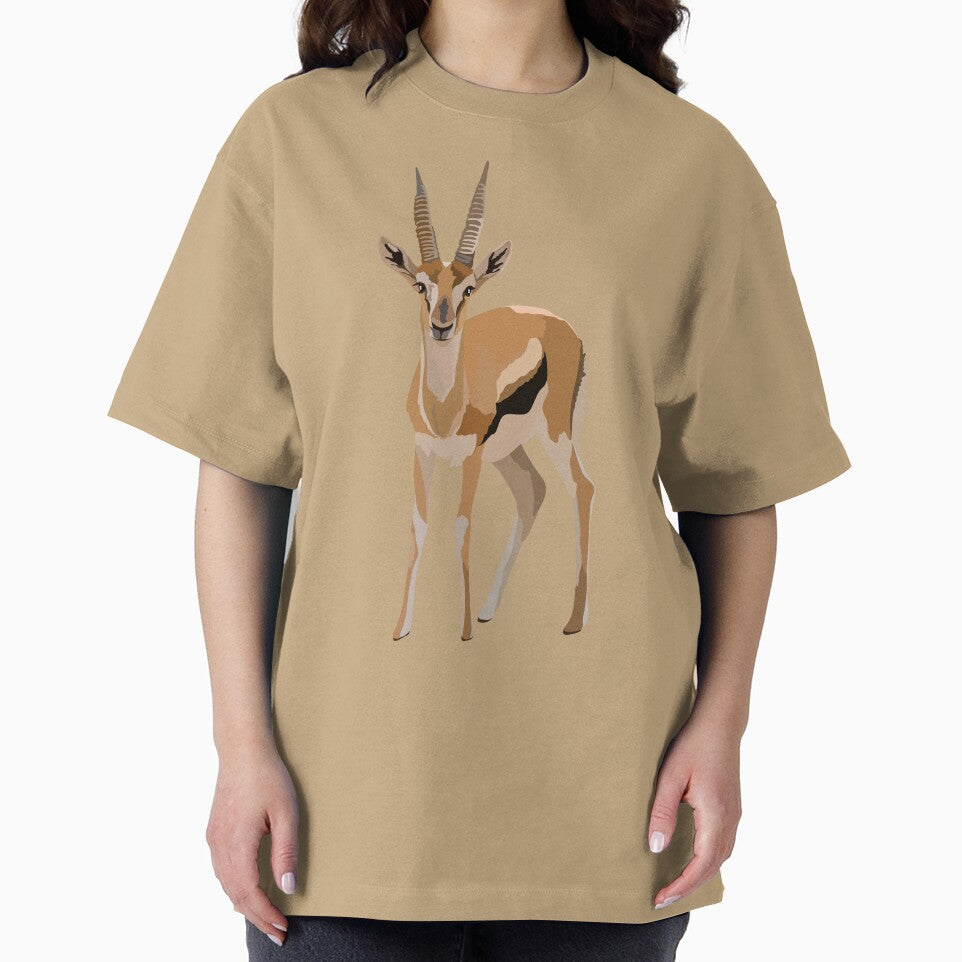 T is for Thomson Gazelle, Thomson’s Gazelle Illustration – Graceful African Antelope Wildlife Art by PrettylittlepastelUk