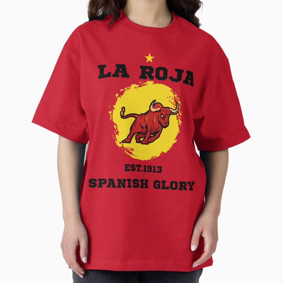 La Roja Spanish Bull Football Fan Graphic by WildTrace