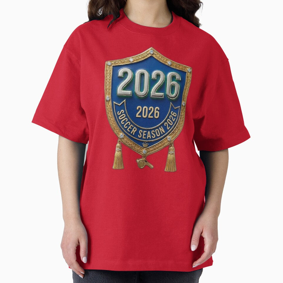 Luxury Soccer Season 2026 Gold Royal Shield Crest by Fatomfatom