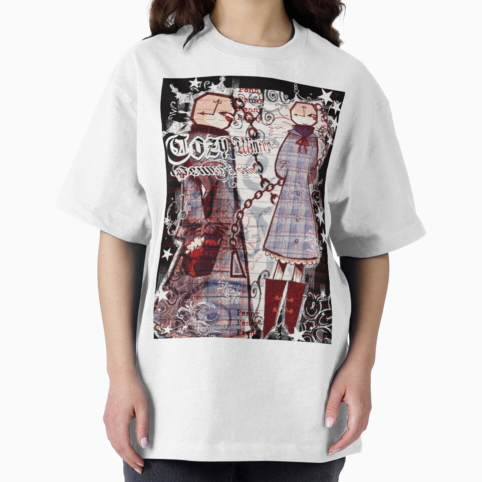 Surreal Clock Head Girl Cozy Winter Art by TalonMerrick
