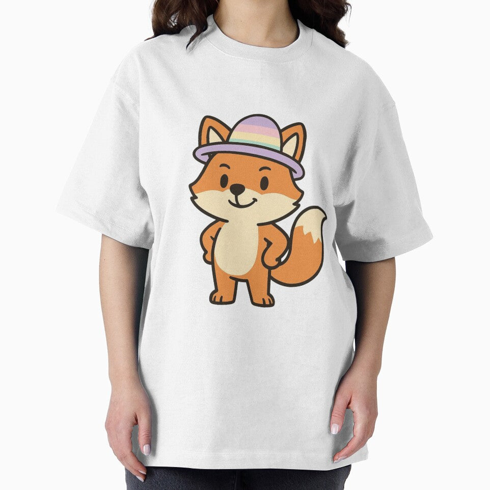 Cute Fox Wearing Easter Hat – Charming Spring Animal Character by Confuzz1ed