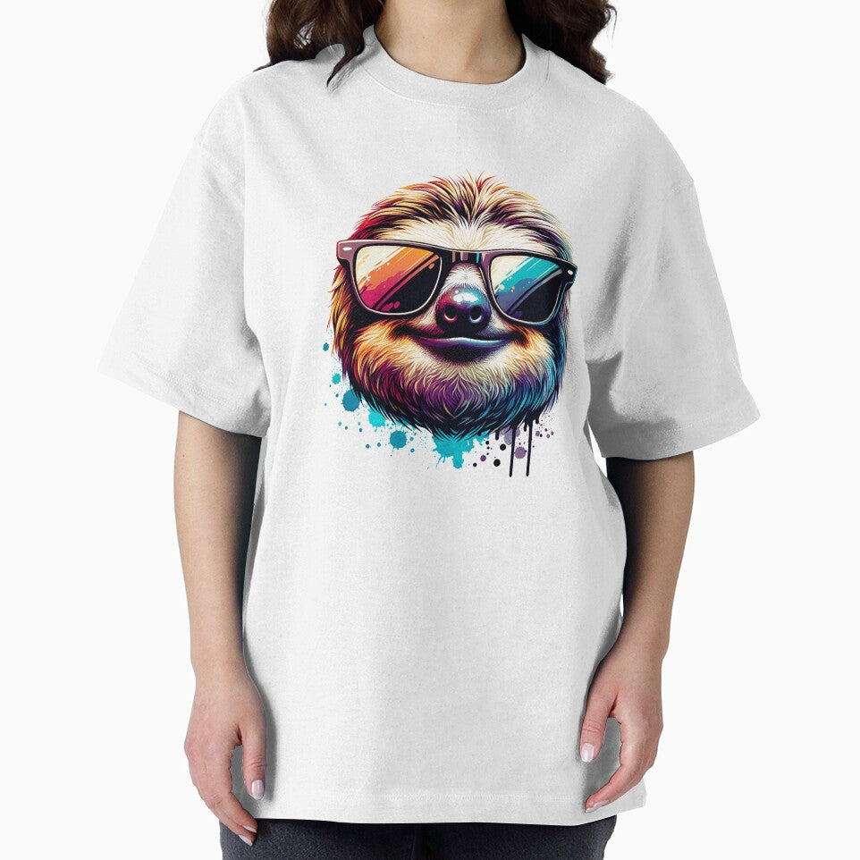 Watercolor Cool Sloth by ChaosReigns91