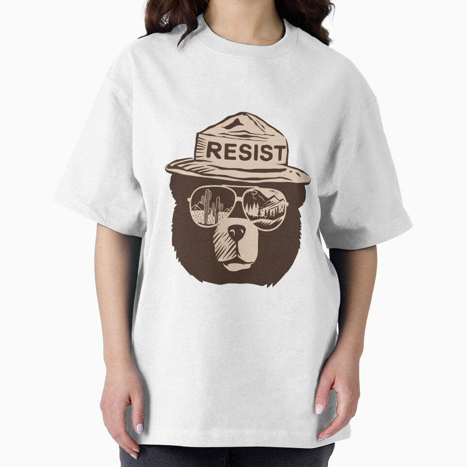 Protect our national parks - smokey the bear Resist and hands off our forests by SkeletonsDanger