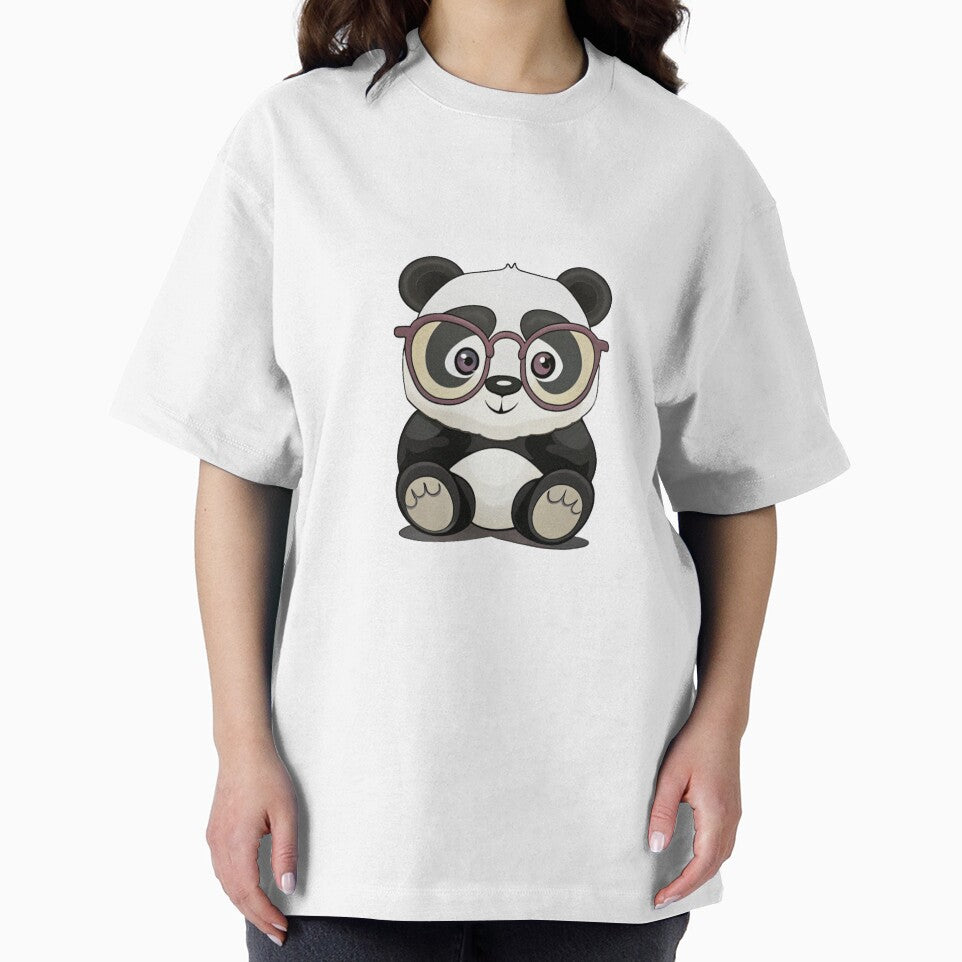 Cute Panda Wearing Glasses – Adorable Kawaii Panda Illustration by A1MarketDesigne