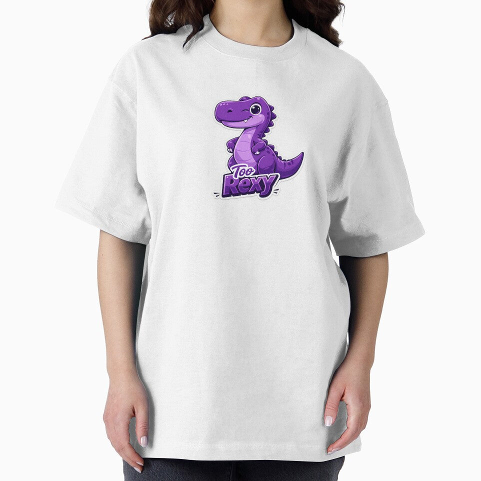 Too Rexy Cute Purple Dinosaur by Mastermind-Art