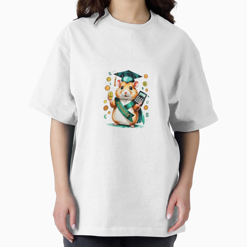 Watercolor Hamster Finance Accounting Graduate by AQUILAKREO