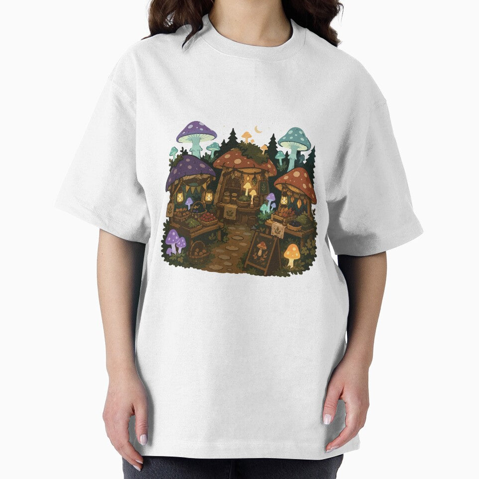 Enchanted Mushroom Market Cottagecore Forest by SimplePoDesign