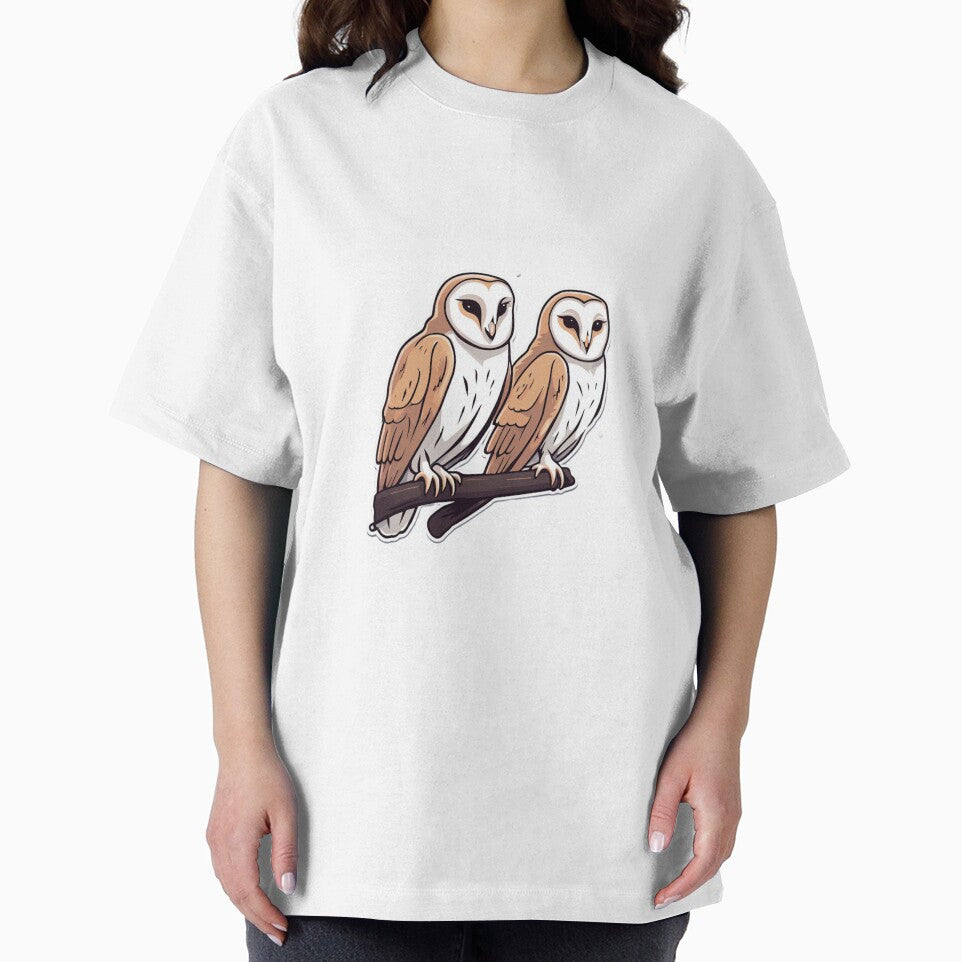 Two Barn Owls by FamiliarPufferfish