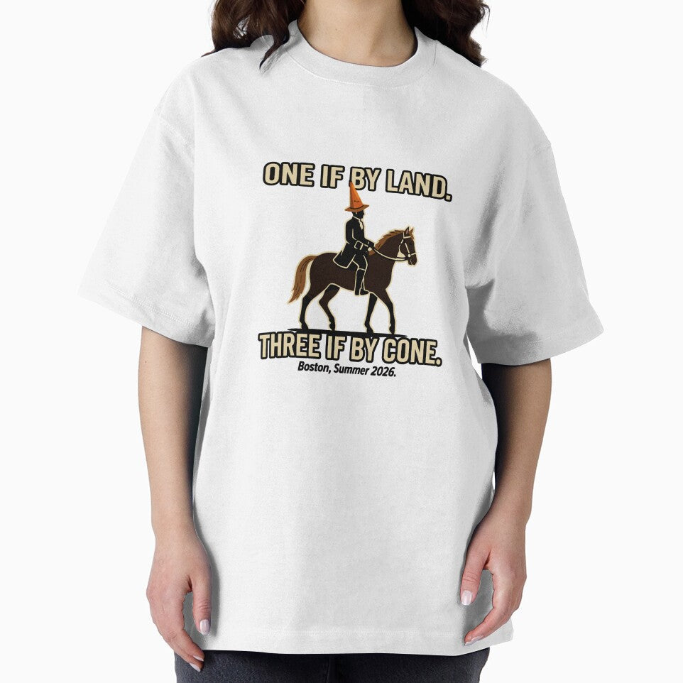 One If By Land Three If By Cone Boston Summer 2026 World Cup Funny Gift by Lulustarfox