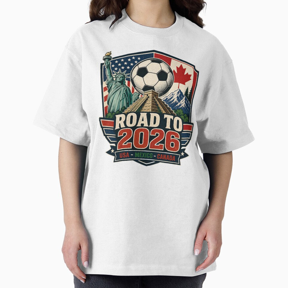 Road to 2026 USA Mexico Canada Soccer Design by emaga