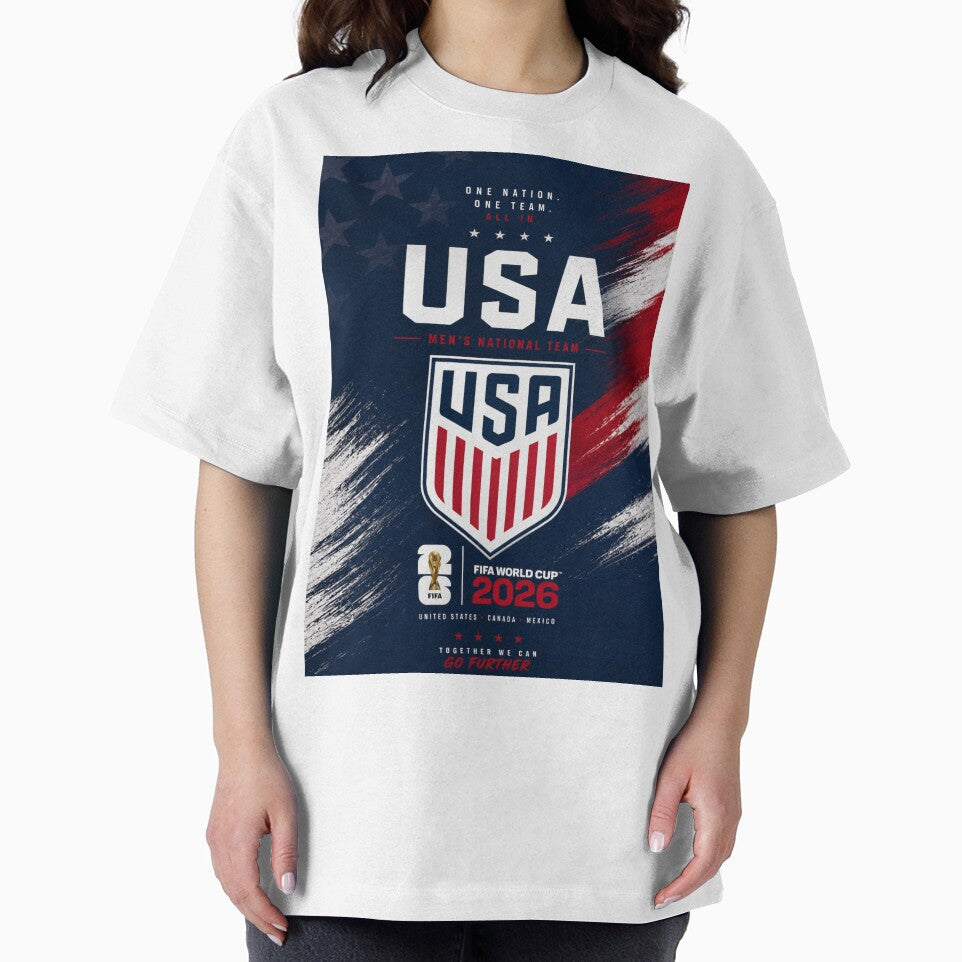 USA 2026 Soccer Fan Design | American Football Supporter Graphic | Red White Blue Sports Art by MDC-99