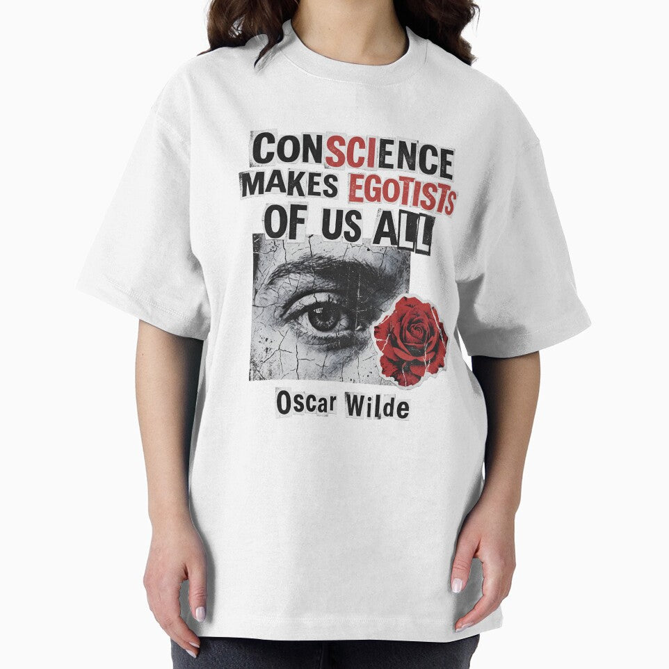 Dorian Gray Conscience Makes Egotists Ransom Note Oscar Wilde Art by Fenay Designs