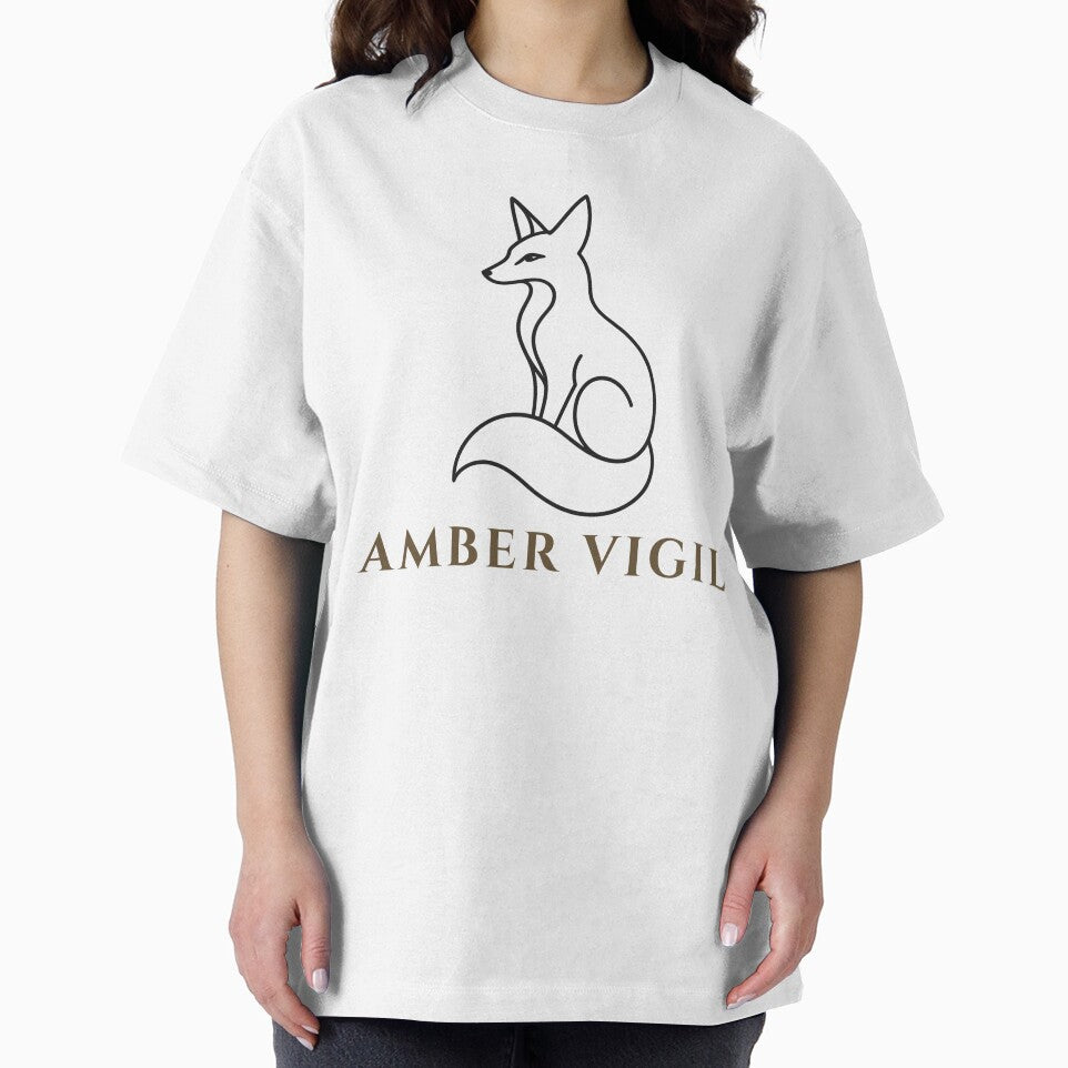 Amber Vigil | Minimalist Fox Line Art Heritage Series by tineldesign
