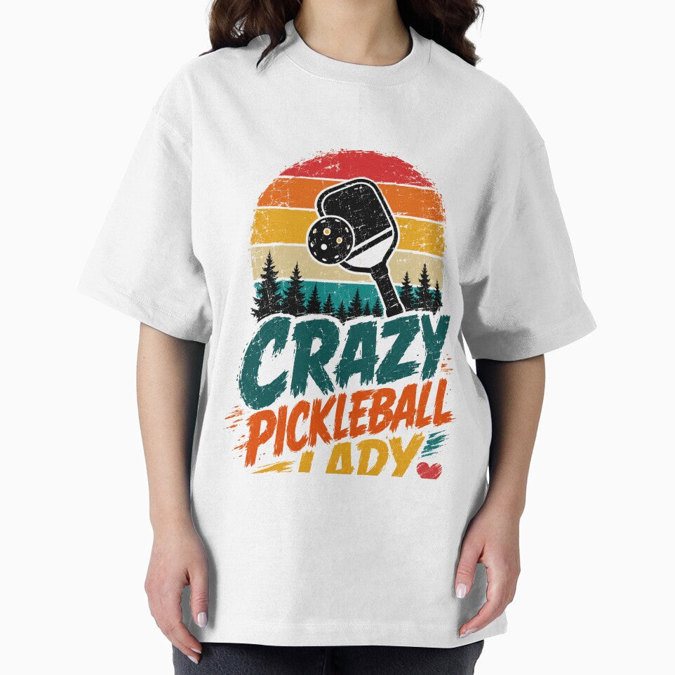 Crazy Pickleball Lady Women Player Enthusiast by JonesFlora2025