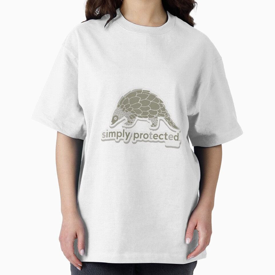 Minimalist Pangolin with 'Simply Protected' by NiftyWrx