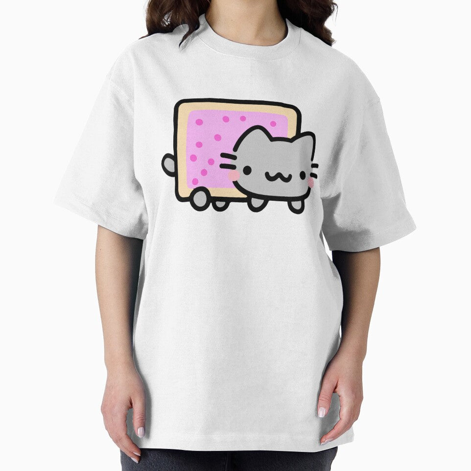 Cute Nyan Cat Y2K Retro Internet Aesthetic by TrxshWear