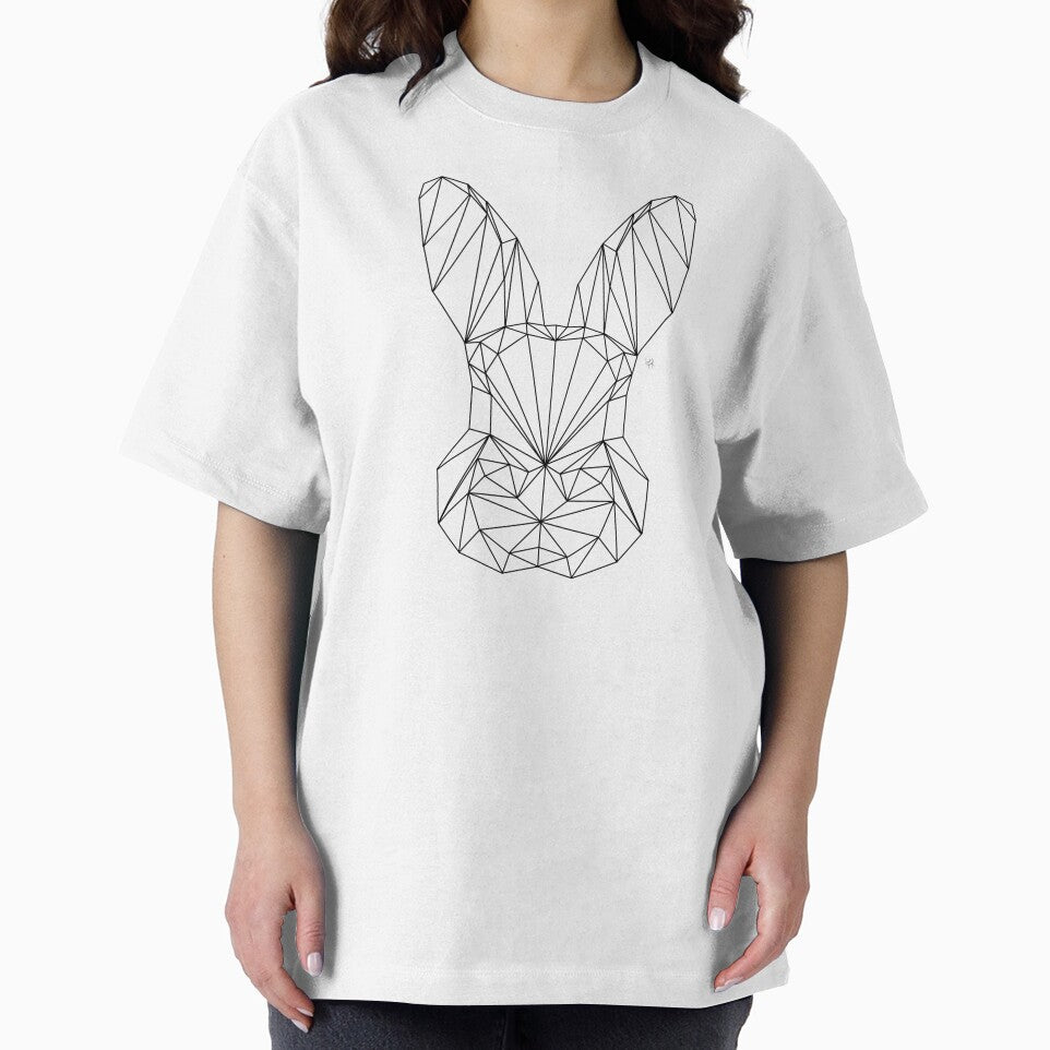 Geometric Rabbit Head - Customizable Design by YaraCreatyque