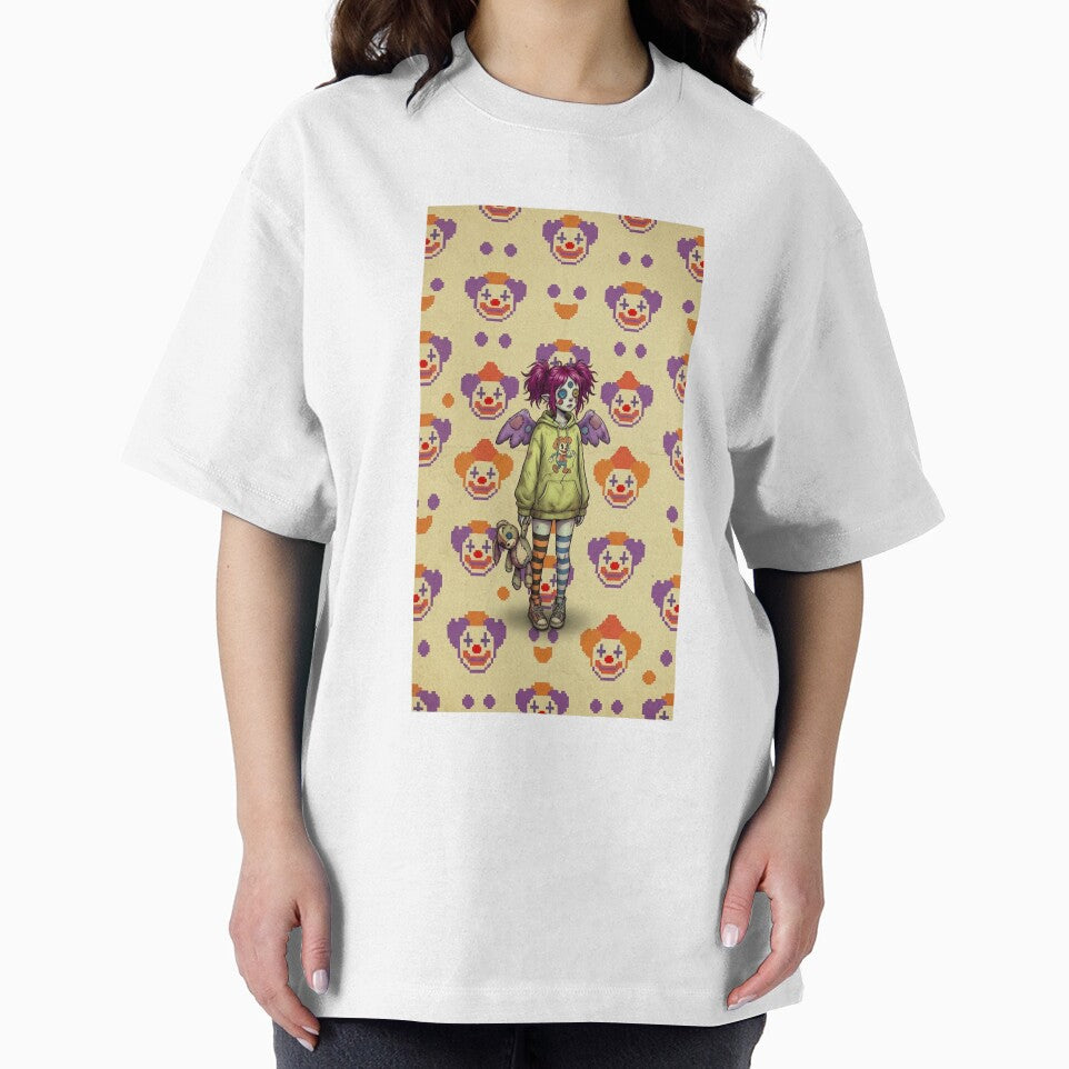 Clown Girl’s Silent Vigil by Static Youth