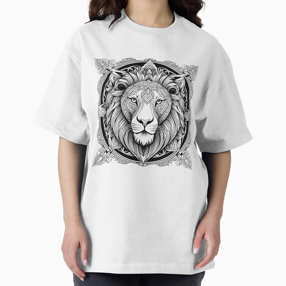 Ornamental Lion Line Art - 5 by RELAX STATION