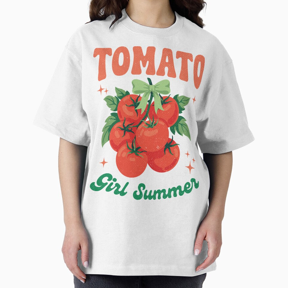 Tomato Girl Summer Vintage Garden Vegetable Farmer by Y-Vibes
