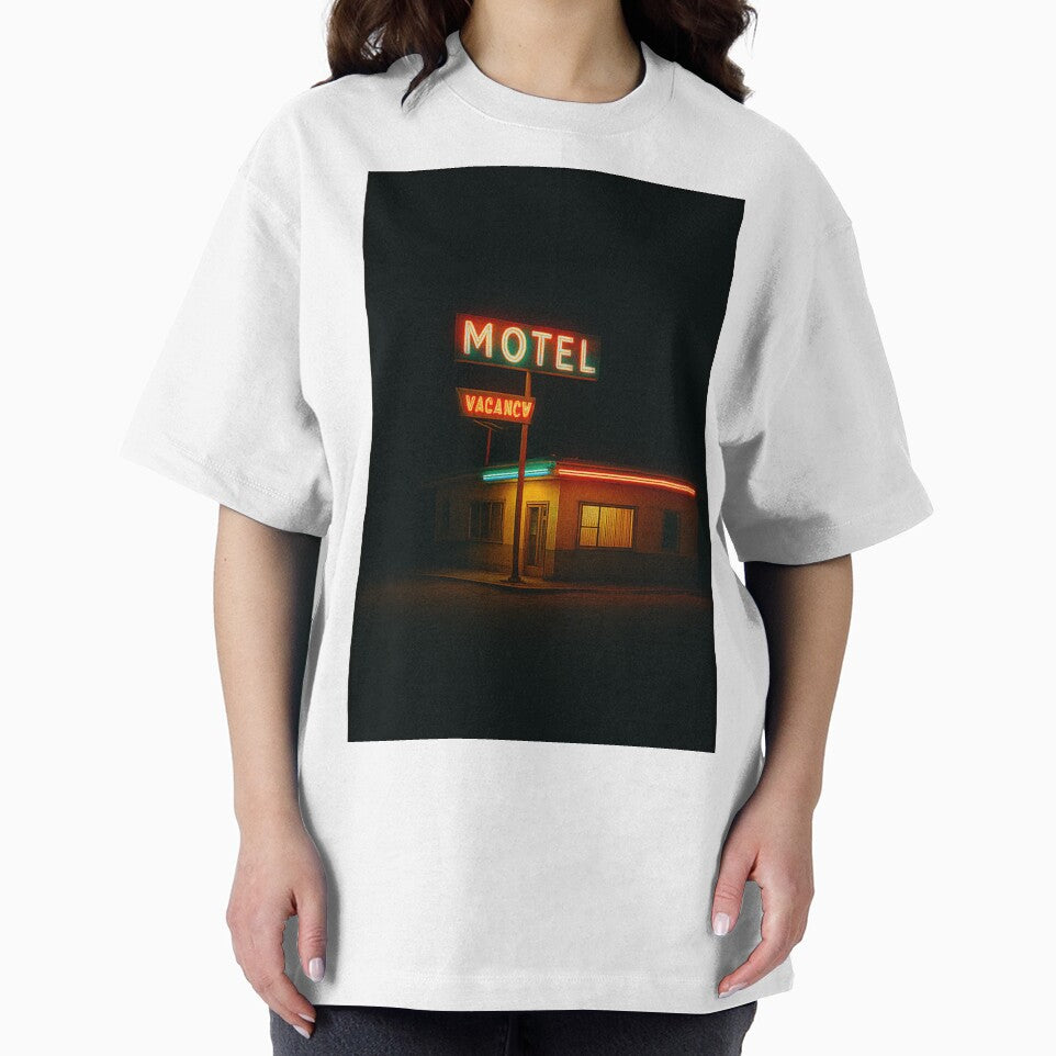 Neon Motel – Cinematic Retro Night Photography by BadaBingBear