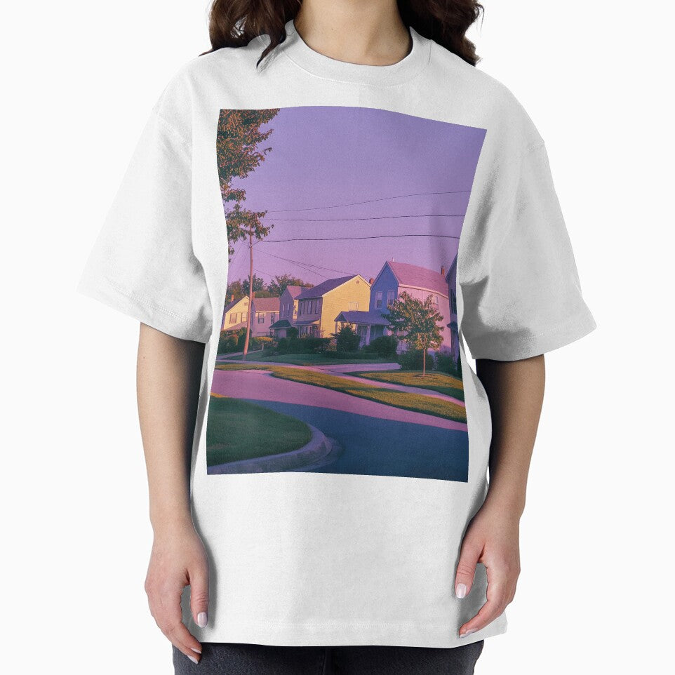Lavender Suburbia Glow by Viktor Surzhko