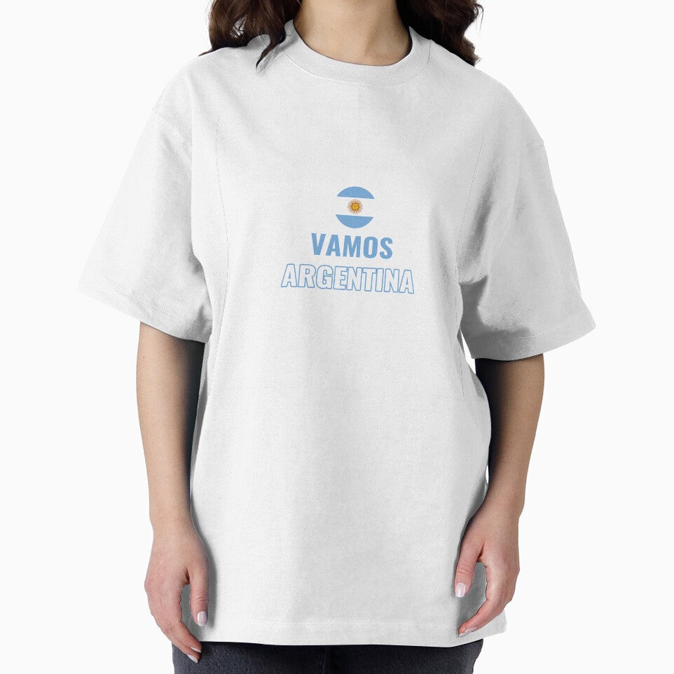 VAMOS ARGENTINA – Argentine Flag Fan Tee | Uncle Jichuan by Uncle-Jichuan