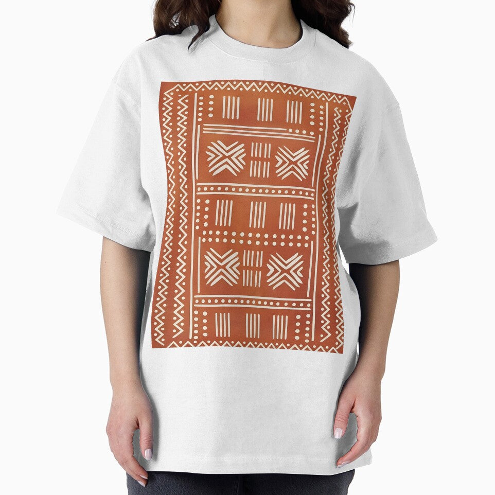 Rustic Hand-Drawn African Mudcloth Pattern by arteresting-art