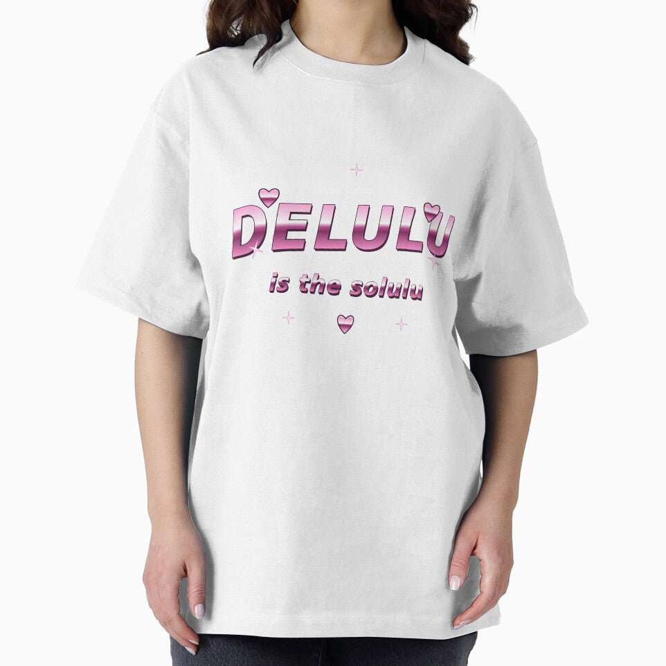 Delulu Is The Solulu Y2K Chrome Funny Quote by DraakMonster013